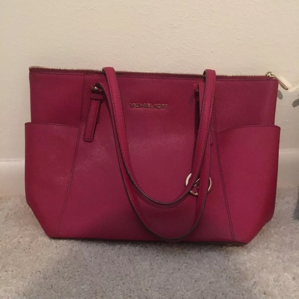 Red Michael Kors Purse